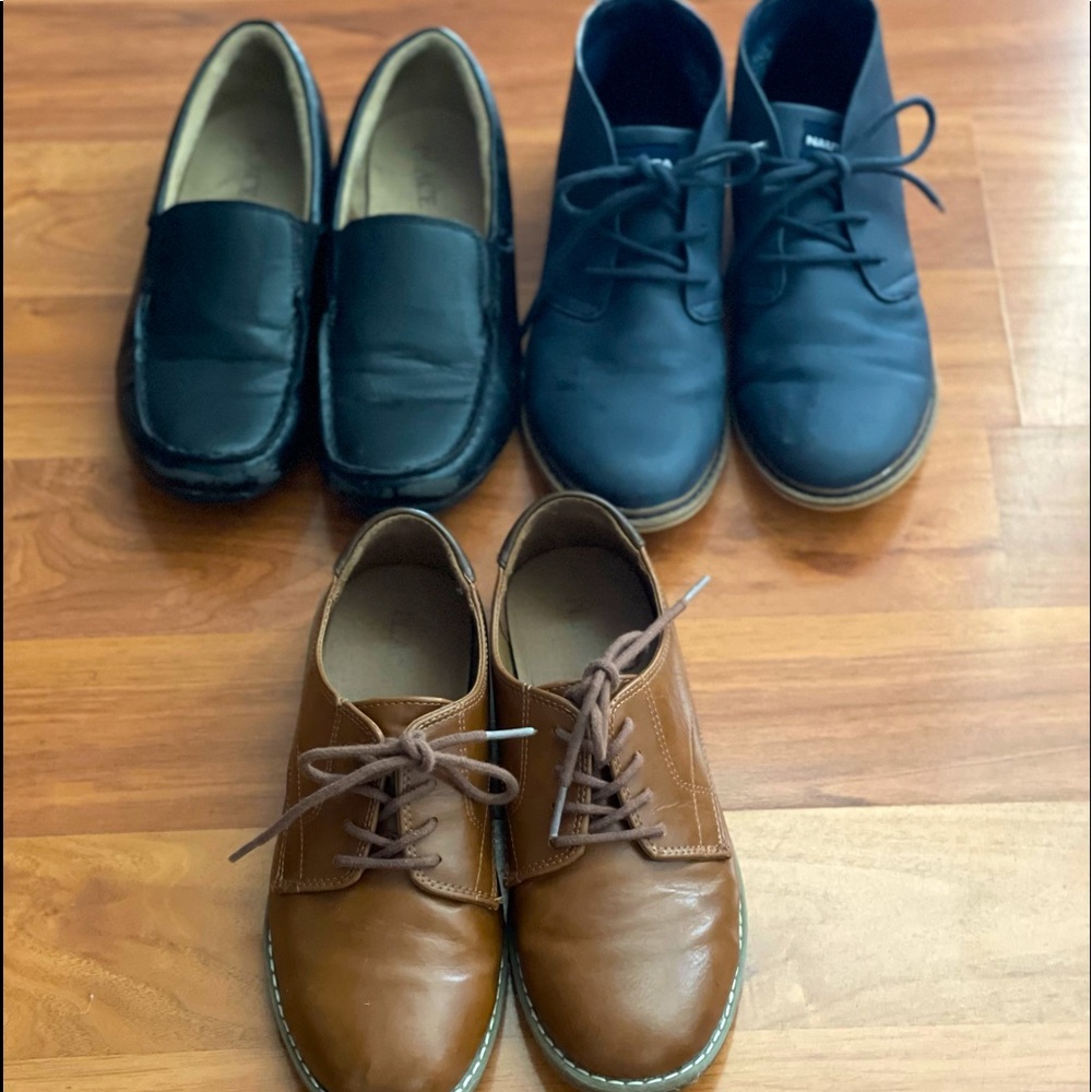 Boys dressing shoes excellent condition $30.00 firm all 3